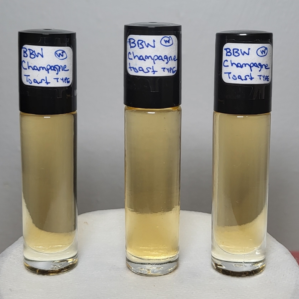 BBW Champagne Toast (W) Type - 1/3 Oz. Scented Body Oil (3pk) - Picture 2 of 3